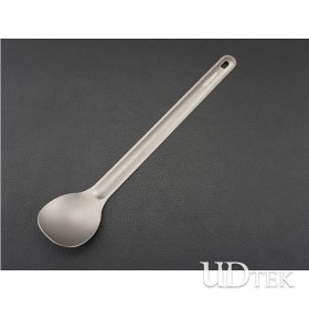 Pure Titanium Health and Environmental Protection long outdoor camping spoon EDC tool UD19002